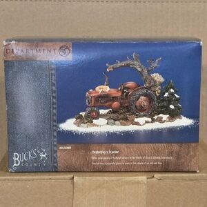Department 56 Buck's County Yesterday's Tractor Village Accessory MIB